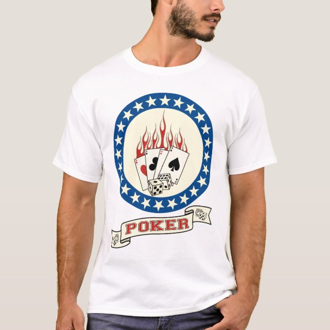 T-shirt poker stars (Devant)