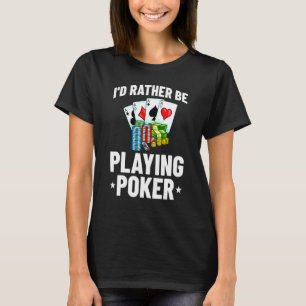 T-shirt Poker Texas Tenez Em Tout En Joueur