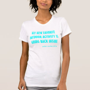 T-shirt polaire drôle d'hiver de vortex