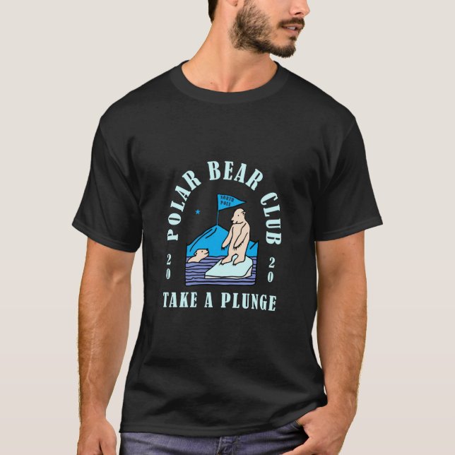 T-shirt Polar Bear Club Prenez Un Plunge 2020 Funny Holida (Devant)