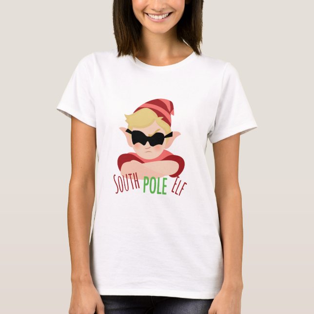 T-shirt Pôle du sud Elf (Devant)