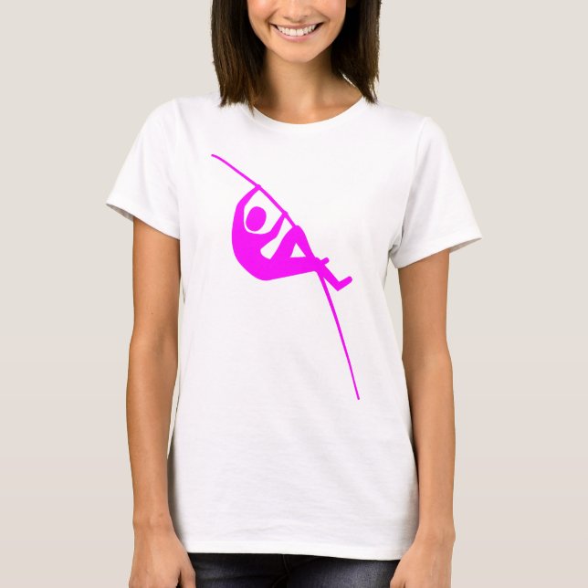 T-shirt Pôle - Magenta (Devant)