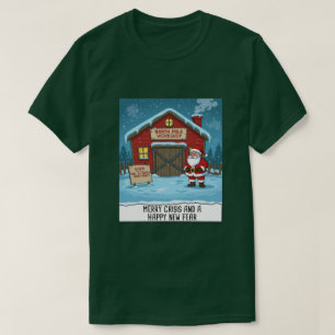 T-shirt Pôle Nord Dessin Animé Drôle