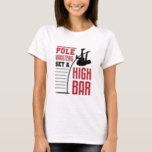 T-shirt Pole Vault Funny Polonais Les voûtes établissent u