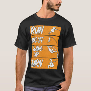 T-shirt Pôle Vault Run Swing Up Pôle Vault