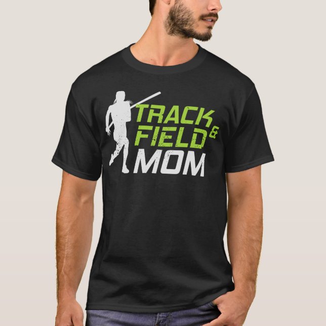 T-shirt Pole Vault Vaulping Piste et maman de terrain (Devant)