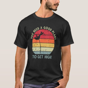 T-shirt Pole Vault Vintage habillé Pole voûte