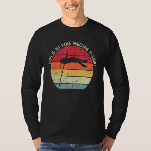 T-shirt Pole Vault Vintage habillé Pole voûte