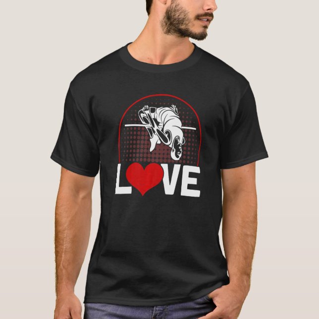 T-shirt Pole Vaulting Love Pole Vault   (Devant)