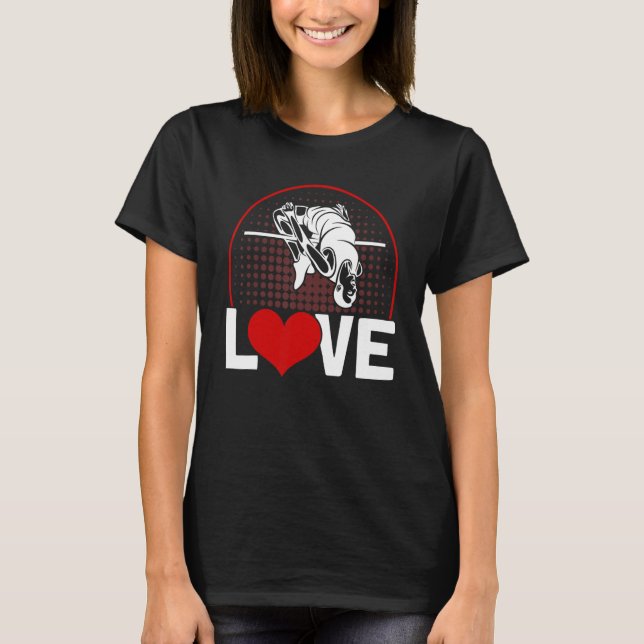 T-shirt Pole Vaulting Love Pole Vault (Devant)