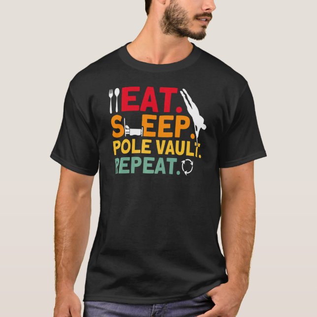 T-shirt Pole Vaulting Pole vault Repeat Pole Vault   (Devant)
