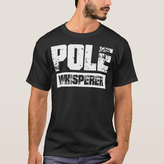 T-shirt Pole Whisperer Pot Vault (Devant)