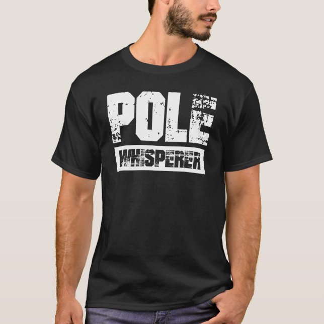 T-shirt Pole Whisperer Pot Vault (Devant)