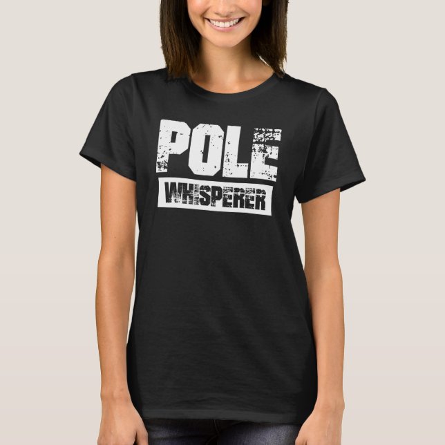 T-shirt Pole Whisperer Pot Vault (Devant)