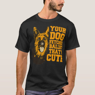 T-shirt Police Chien K9 Officier Berger allemand Votre Chi