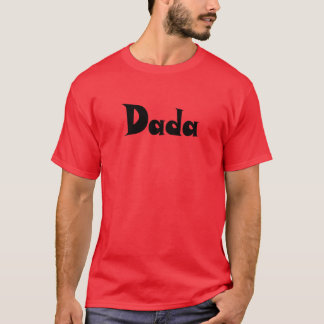 T-shirt Police de caractères mignonne Dada Design