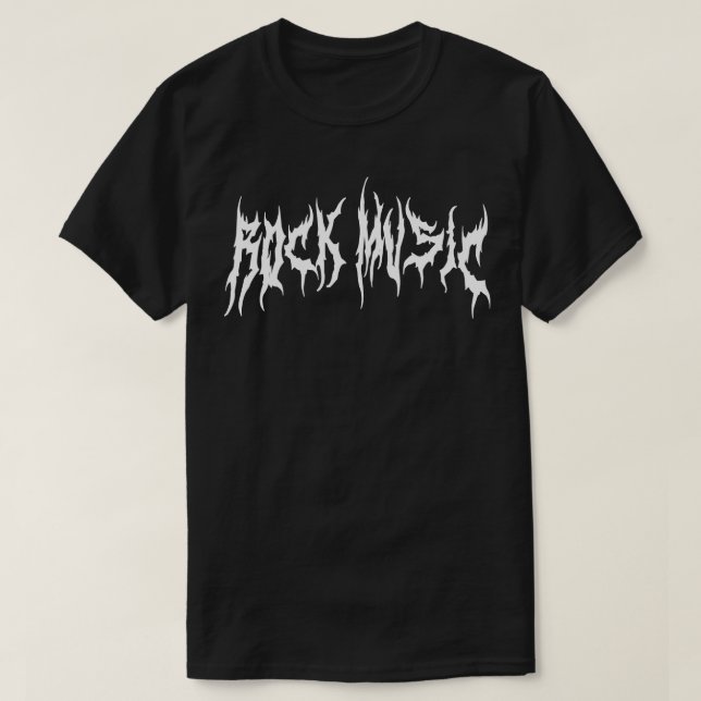 T-shirt Police de métal d'OcK mUsIc (Design devant)
