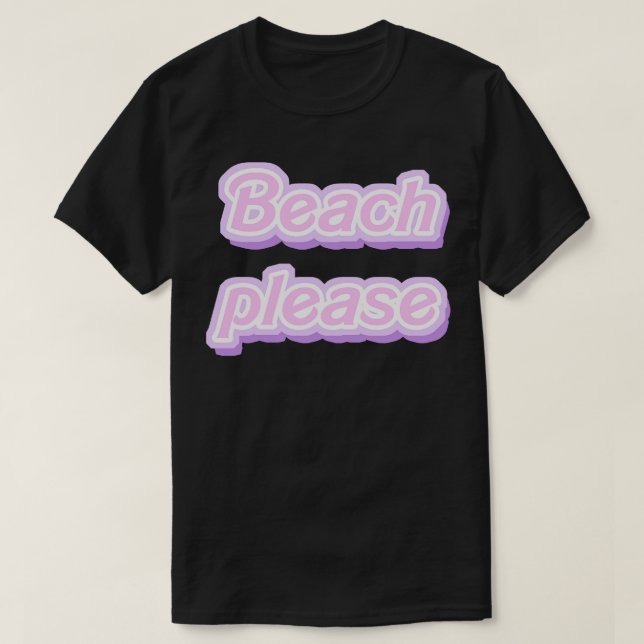 T-shirt Police de plage (Design devant)