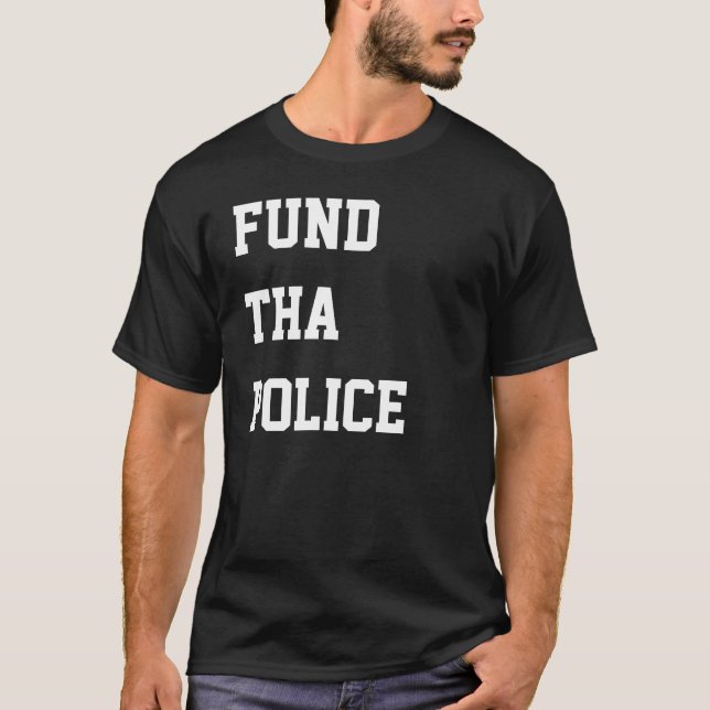 T-shirt Police de tha de fonds (Devant)