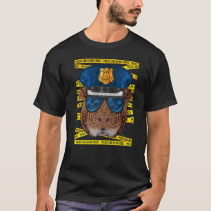 T-shirt Police des porcs de Guinée Police Police Animal