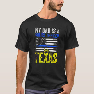 T-shirt Police du Texas Papa