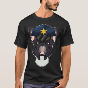 T-shirt Police French Bulldog Canine Handler I Police Chie