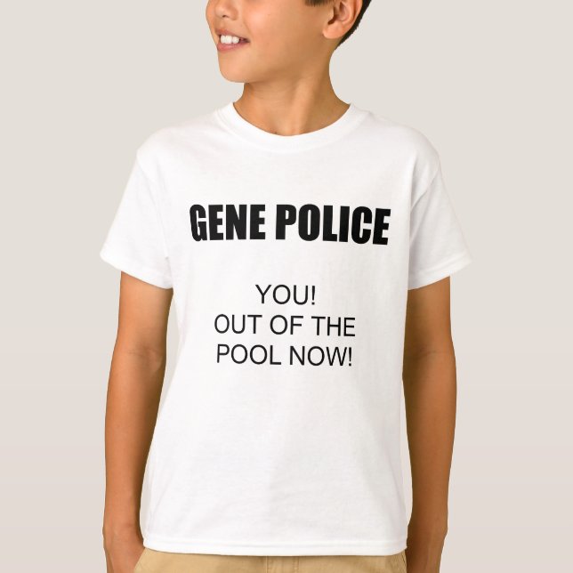 T-shirt Police génétique (Devant)