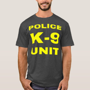 T-shirt Police K9 Unité Officier tactique K9 Chien Handler