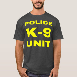 T-shirt Police K9 Unité Officier tactique K9 Chien Handler