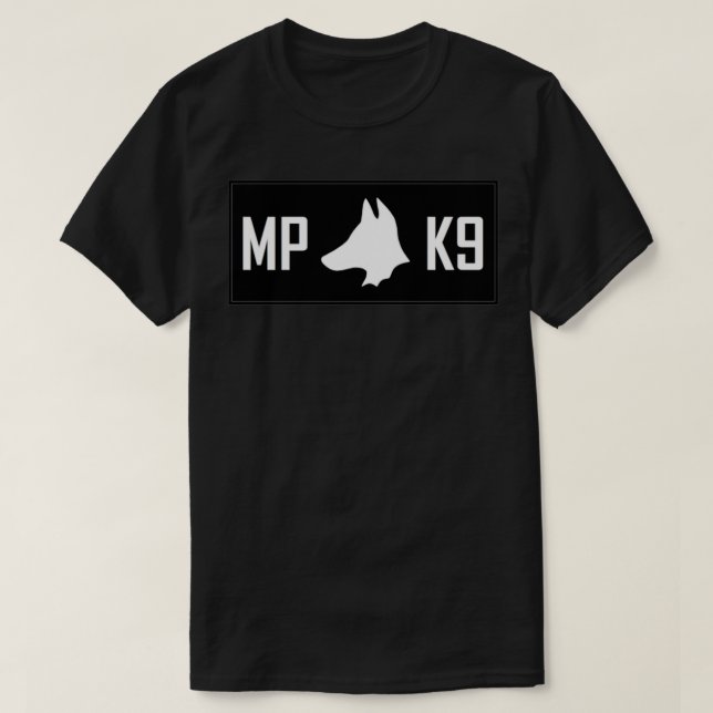T-shirt Police militaire K9 7 (Design devant)