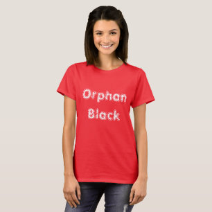 T-shirt Police orpheline d'amusement de nom d'exposition