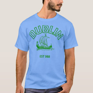 T-SHIRT POLICE VERTE DUBLIN ES88