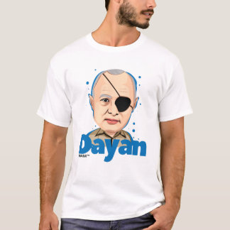 T-shirt Politicien d'Israélien de Moshe Dayan