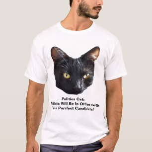 T-shirt Politique Chat Aucun Rats Ne Sera En Fonction
