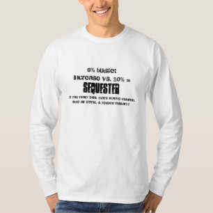 T-shirt Politique de séquestration du budget fédéral