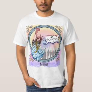 T-shirt politique d'immigration