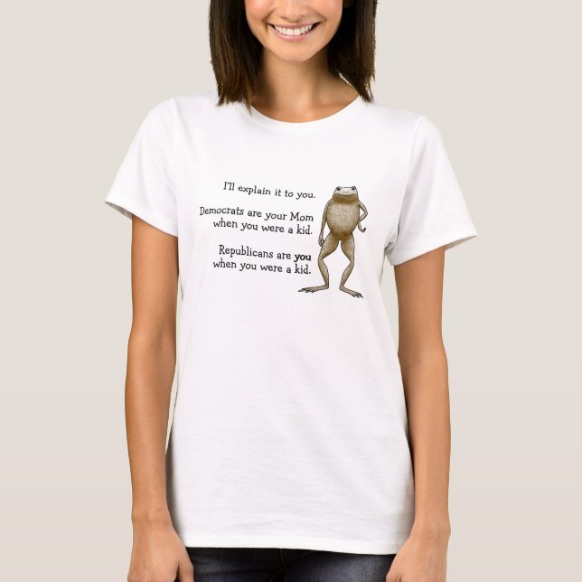 T-shirt Politique En Termes Simple (Devant)