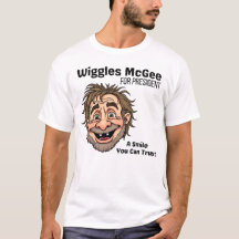 T-shirt politique, Wiggles McGee pour président