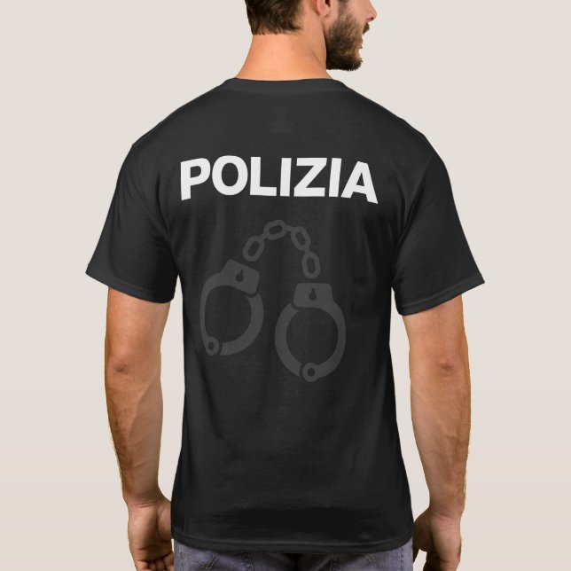 T-shirt polizia (Dos)