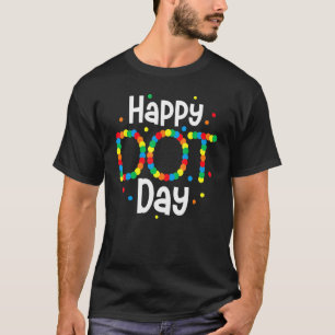 T-shirt Polka colorée Point Joyeux Dot Jour garçons filles