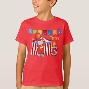 T-shirt Polka Dot Circus Troisième anniversaire