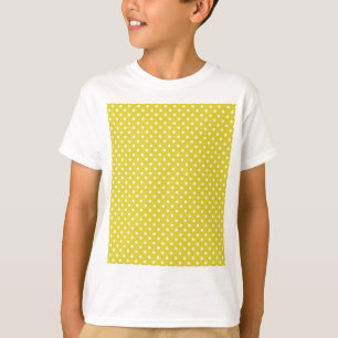 T-shirt Polkadot jaune et blanc