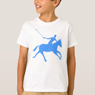 T-shirt Polo - Bleu Bébé