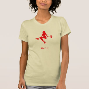 T-shirt Polo de poussin de bâton