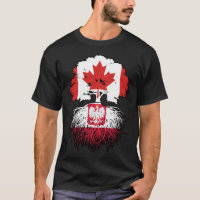 Pologne Polonaise Canada Drapeau des racines d'arb