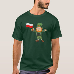 T-shirt polonais de la Journée Saint-Patricks