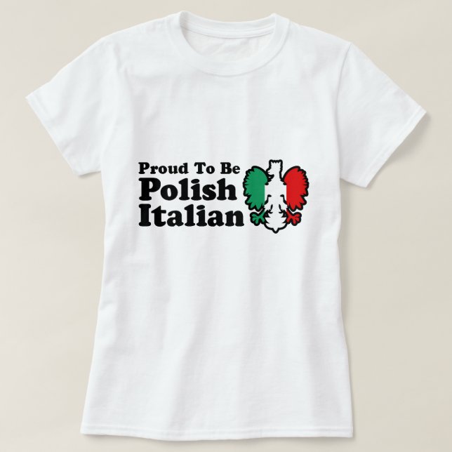 T-shirt polonais italien (Design devant)