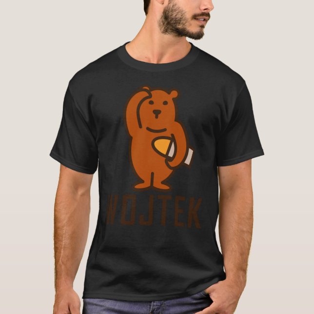 T-shirt Polonais Wojtek Soldier Ours 2ÈME GUERRE MONDIALE  (Devant)