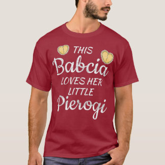 T-shirt Polonaise Babcia Grand-mère aime petit Pierogi