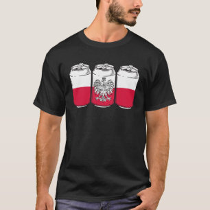 T-shirt Polska Soccer Pologne Drapeau Polonais Football Po
